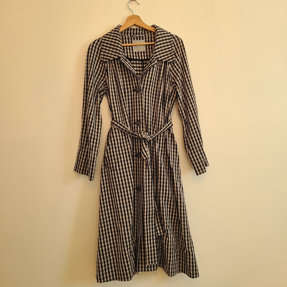 Everlane Gathered Drape Trench